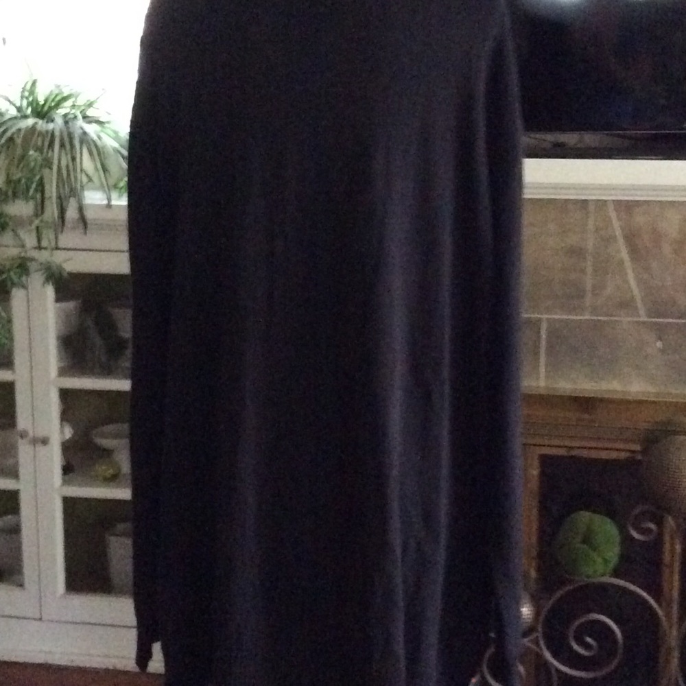 Laura Scott Black Onyx Cardigan NWT - Picture 2 of 3